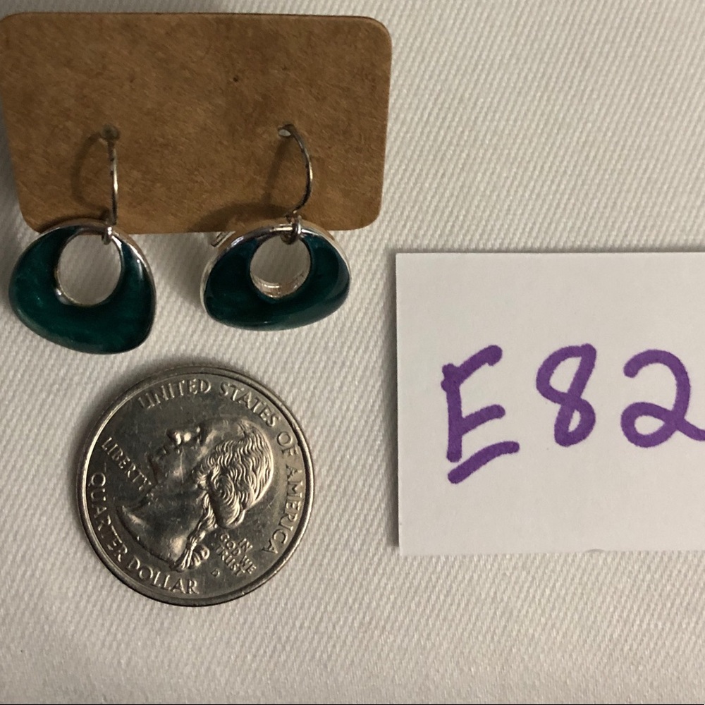 Fashion Jewelry Teal Earrings - Picture 5 of 7